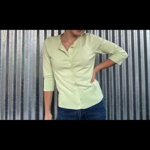 Dainty Green Cardigan